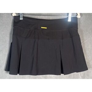Lole Justine Black Skirt Skort Pleated‎ Women's Size Medium